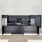 Kitchen with upgraded Moen faucets and fixtures, elevated Thermador appliances with double-oven combo, and imported Italian cabinetry